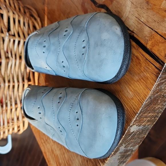 Dansko Light Blue Mule Clogs Size 8.5 - Picture 2 of 12